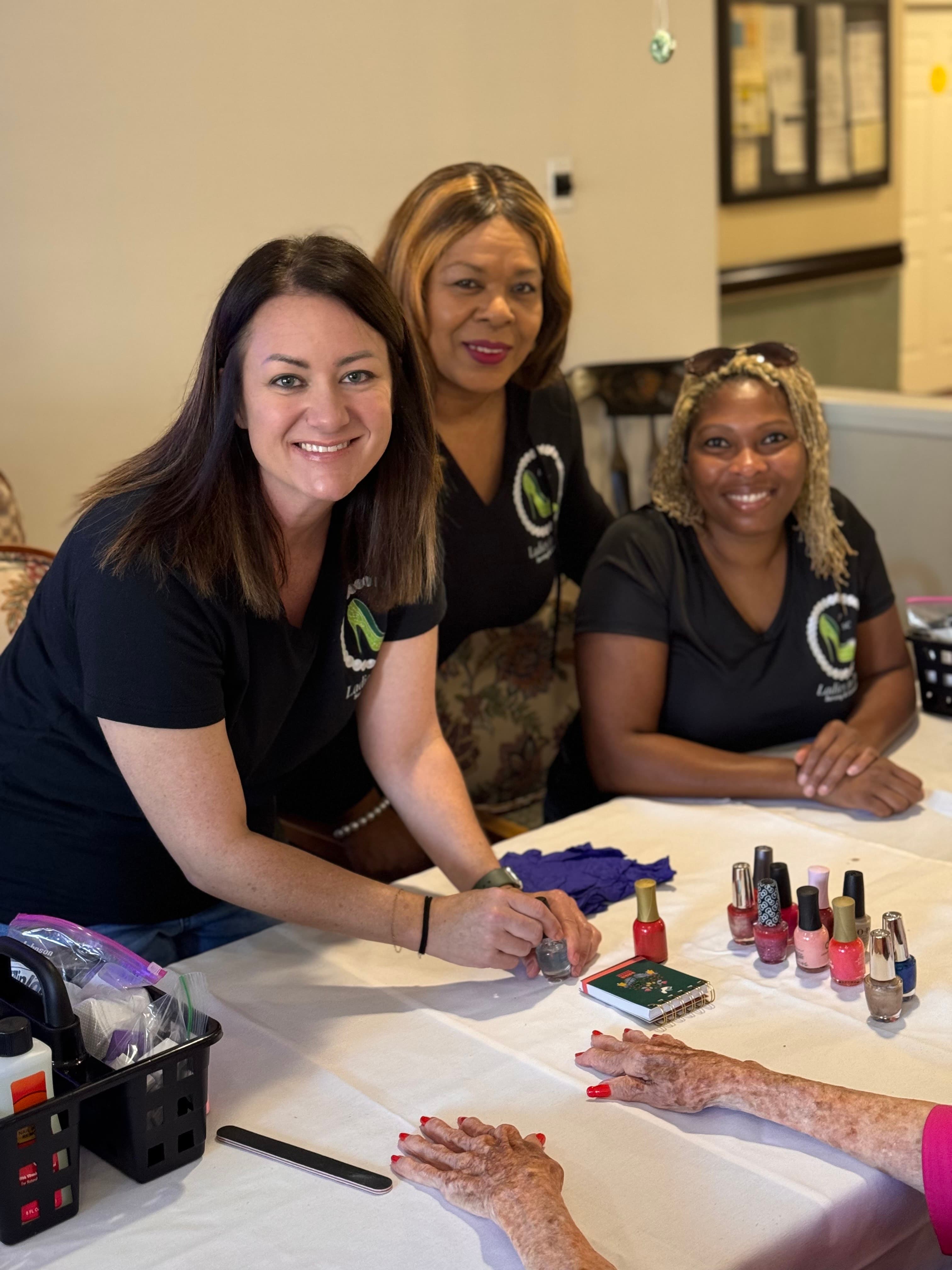 LIPSC members together in branded volunteer shirts