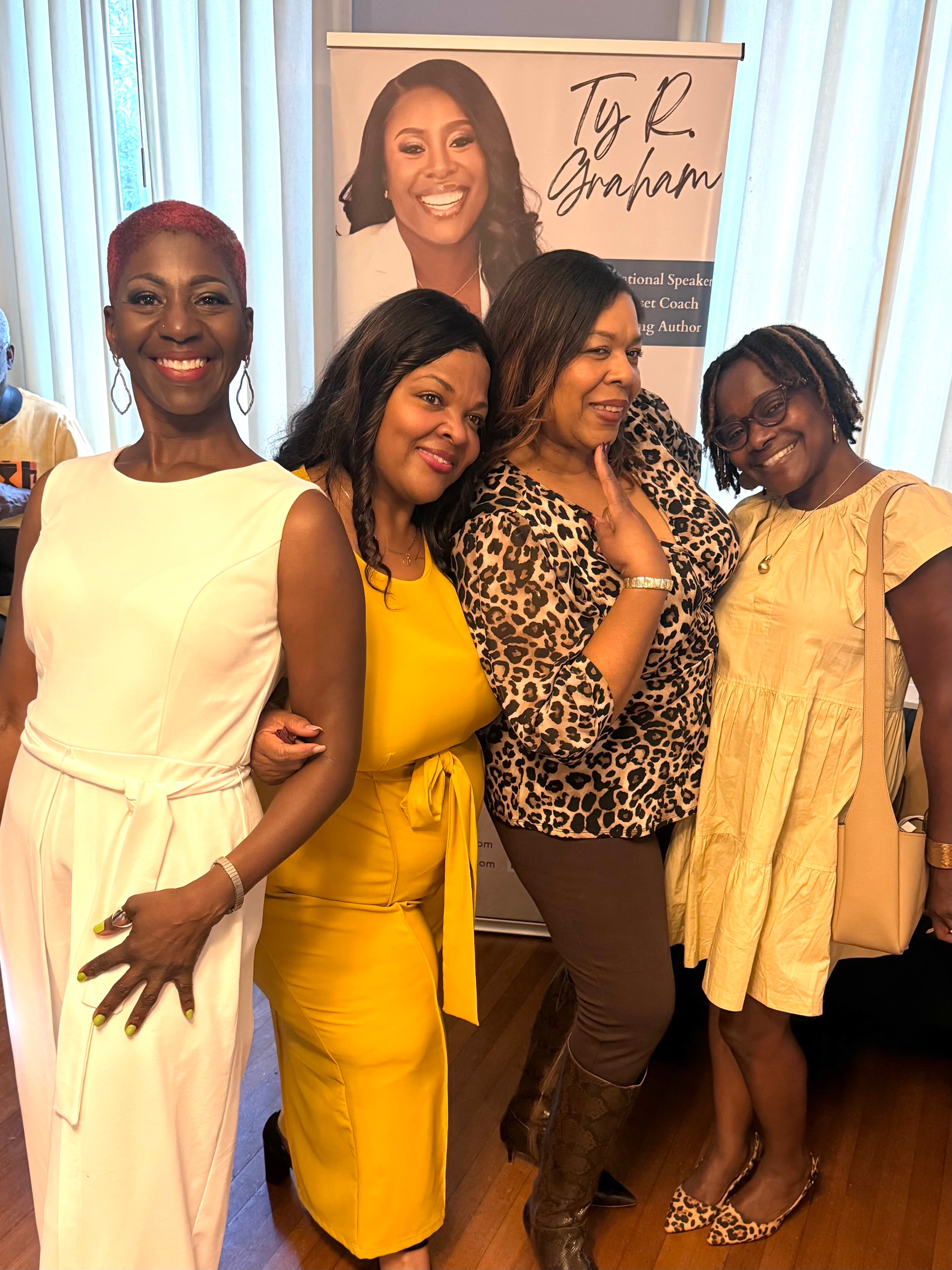 LIPSC members connecting at a mentorship and speaker event