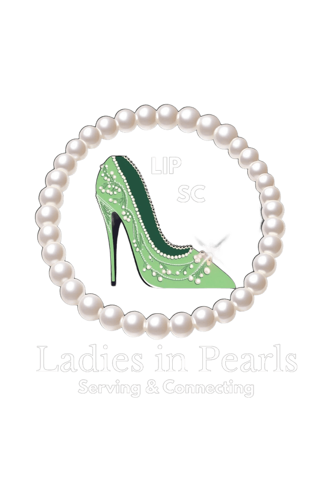 Ladies In Pearls Serving & Connecting logo